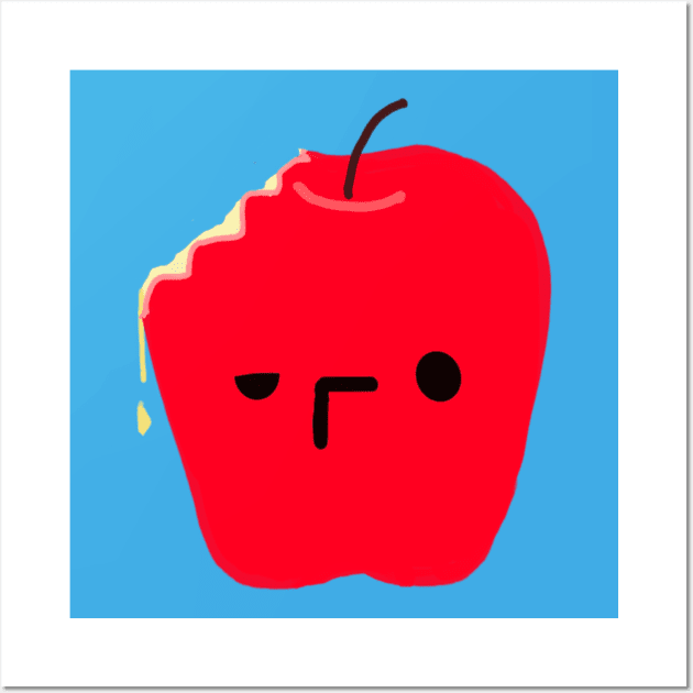 Apple Eaten Wall Art by gpam